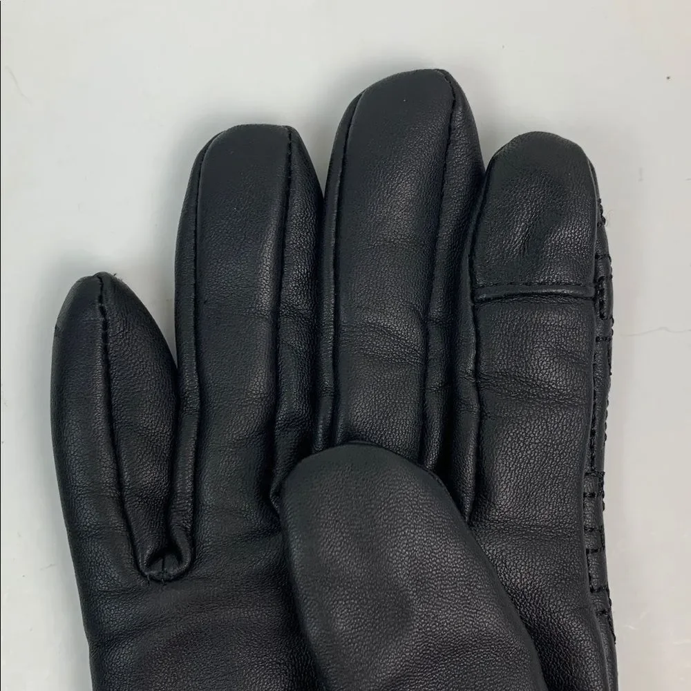 NWOT Harley-Davidson black leather embroidery gloves size xs motorcycle